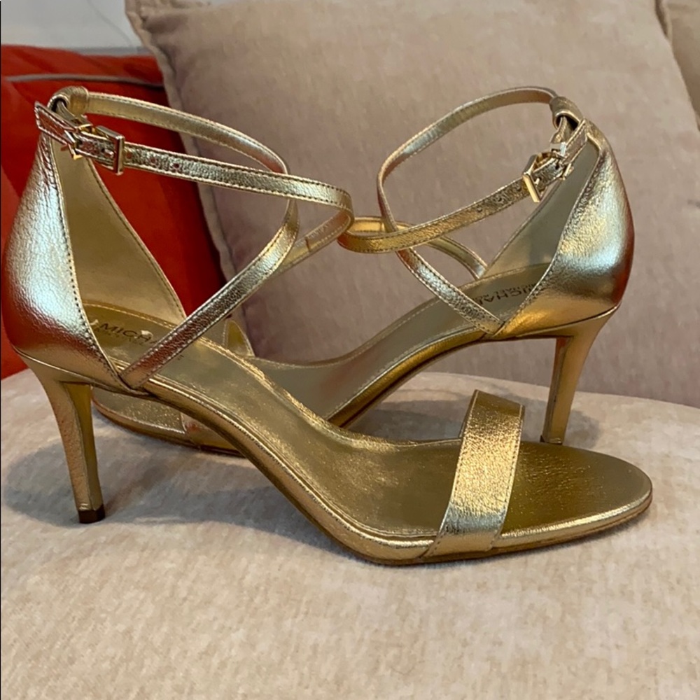 Gold heels MK - Picture 5 of 6